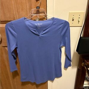 Chico's Periwinkle Long Sleeve Top